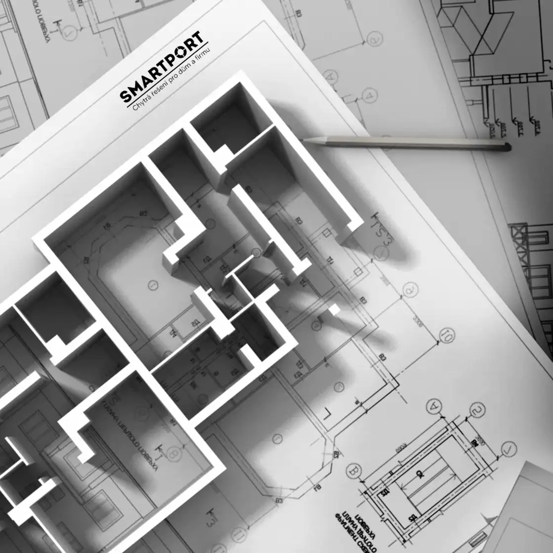 Technický projekt elektroinstalace a chytré domácnosti – SMARTPORT